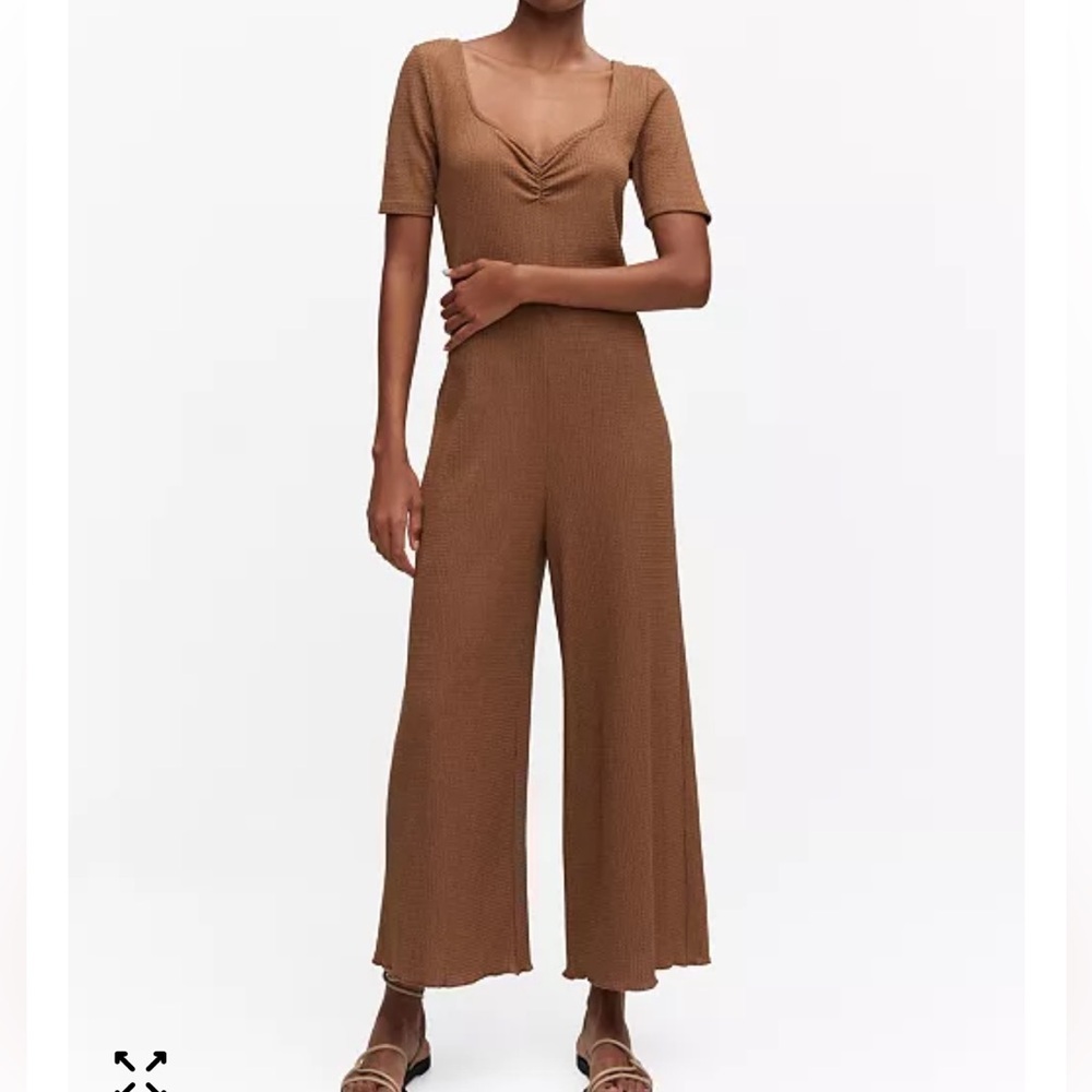 MANGO | Ruched Long Jumpsuit | SM